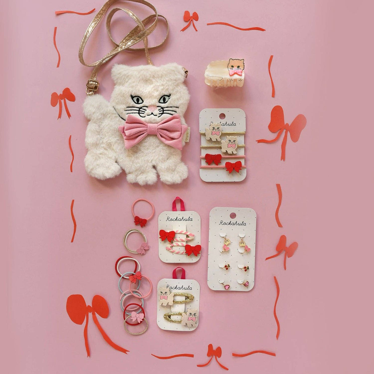 Cute Kitten Clip On Earrings