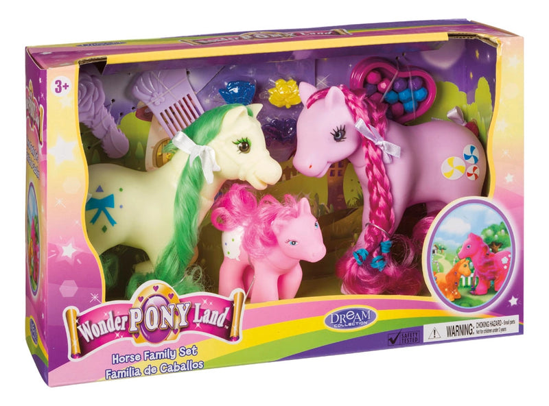 Toysmith Wonder Pony Land Horse & Family Set