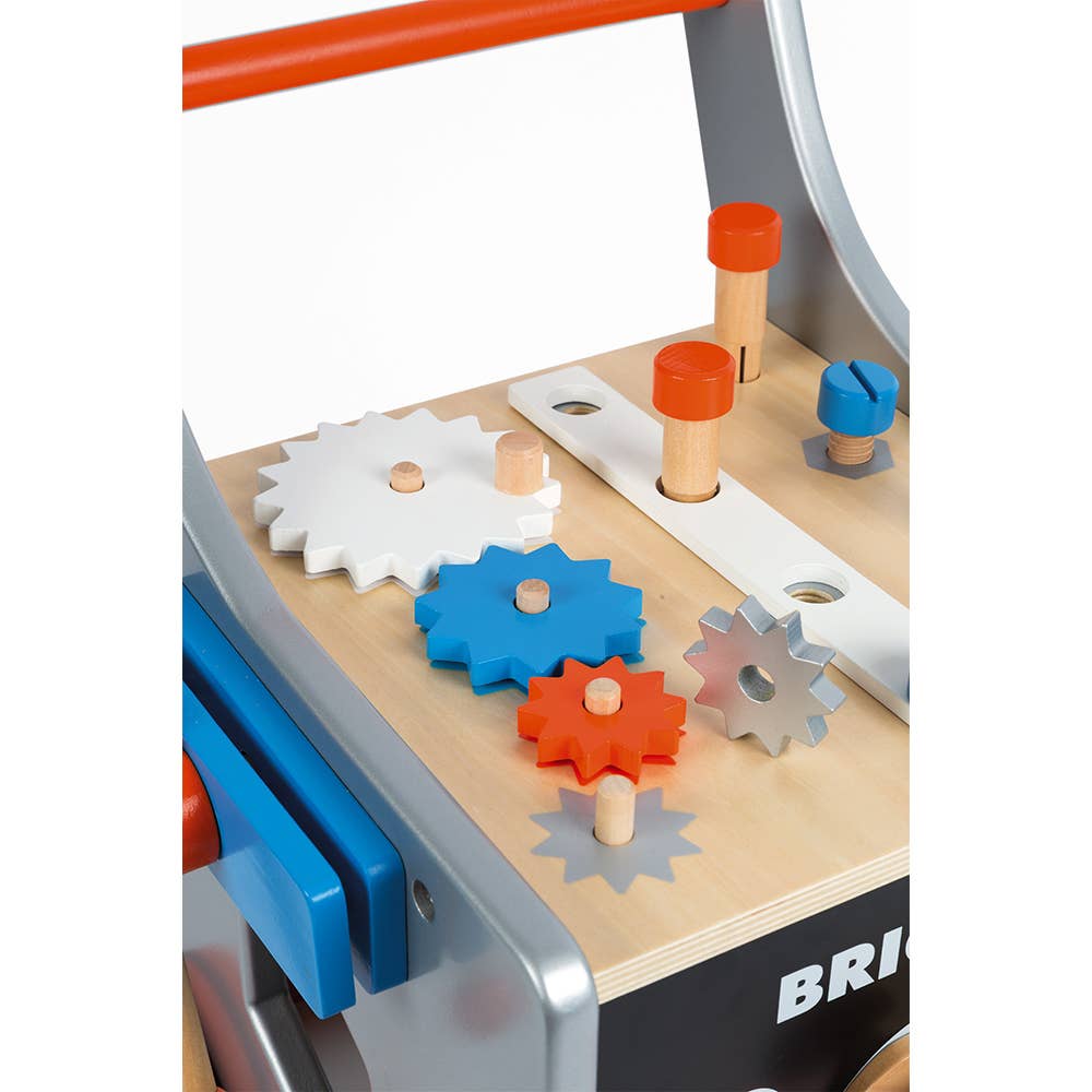 Brico' Kids | Magnetic DIY Trolley - Walker | 26 Accessories