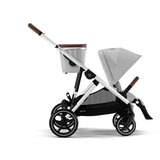 CYBEX Gazelle S Stroller and Gazelle S Cot Bundle - Stone Grey (Silver Frame)