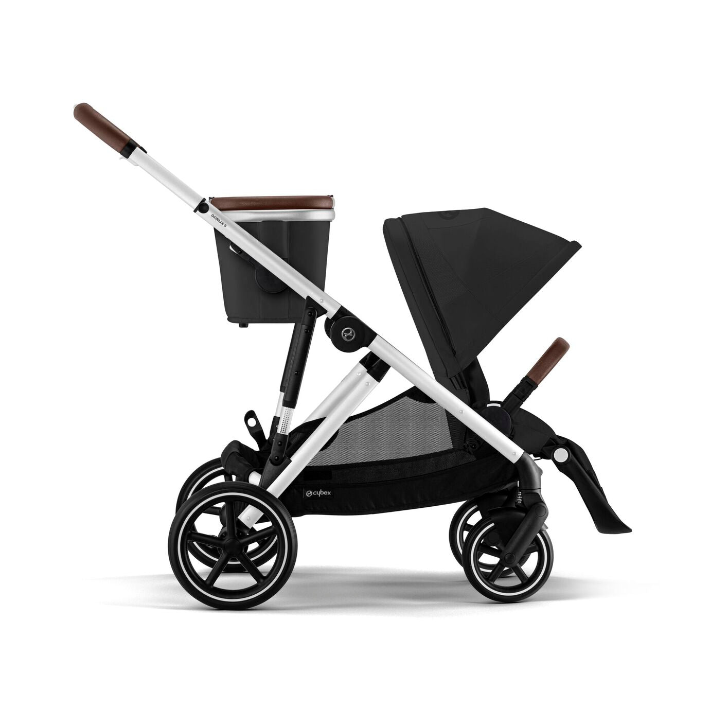 Cybex Gazelle S Stroller Moon Black/Silver Frame