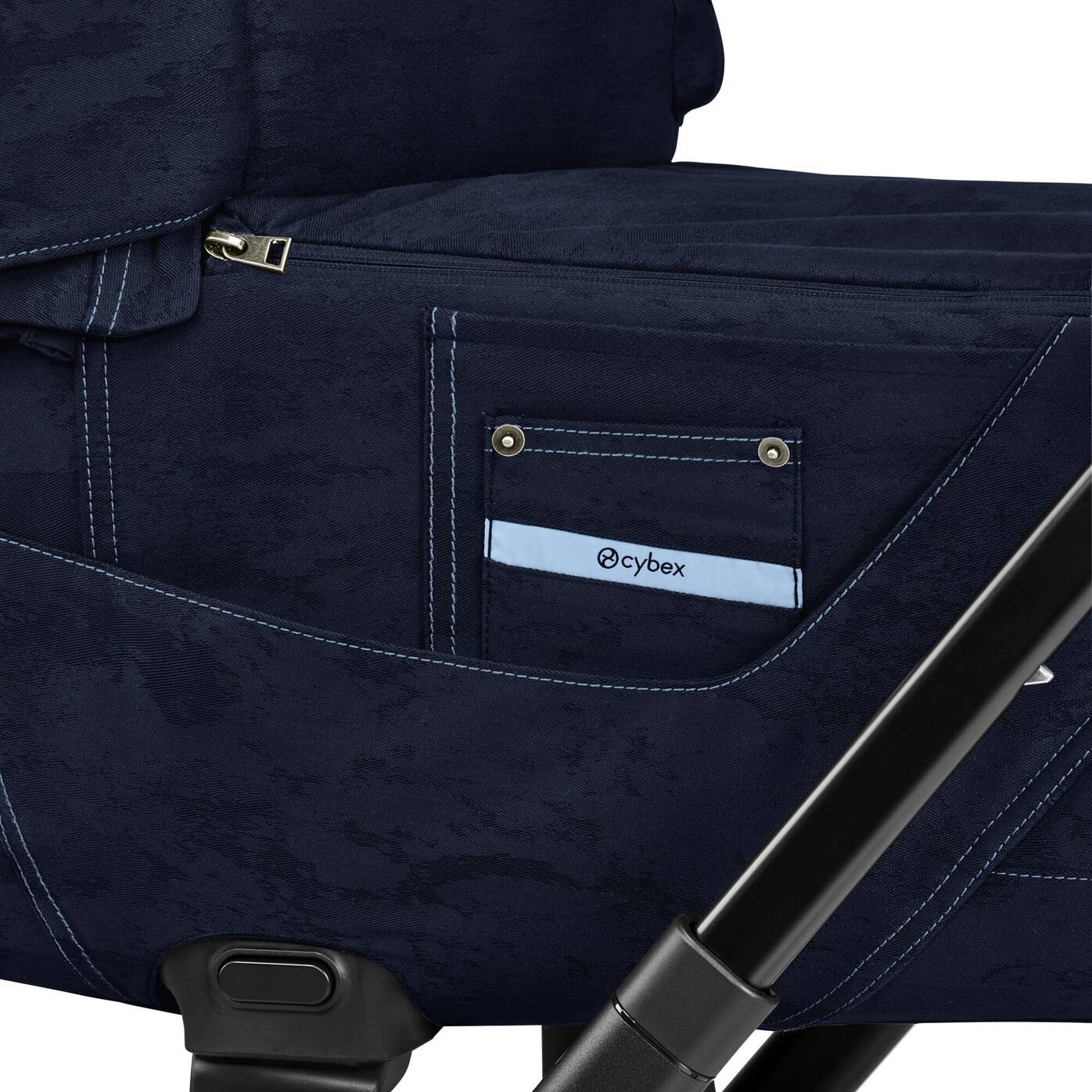 Priam Lux Carry Cot Rebellious Luxury Denim Blue