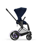 Priam Stroller Rebellious Luxury Denim Blue (Frame + Seat Pack)