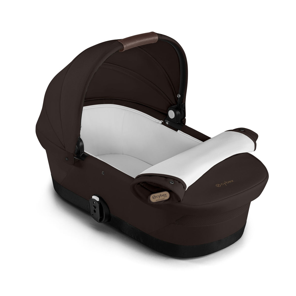 CYBEX Gazelle S Cot in Chocolate Brown, open