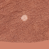Washable rug Round Dot  Chestnut