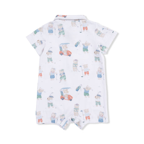 Golfing Teddy Bears - Polo Shortie
