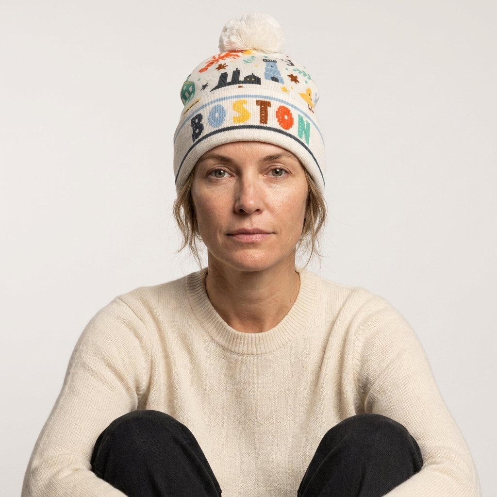 Boston Icons Winter Pom Hat