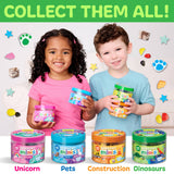 Sensory Mini Play Kit Jar with Cloud Clay: Dinosaur Theme