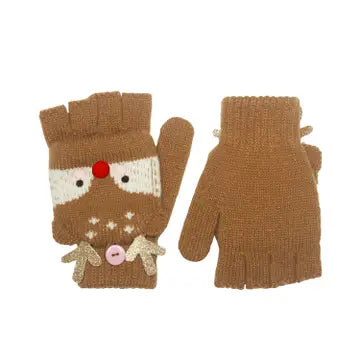 Little Reindeer Knitted Gloves 3-6 Years