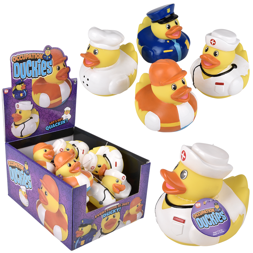 3.75" OCCUPATION RUBBER DUCKIES