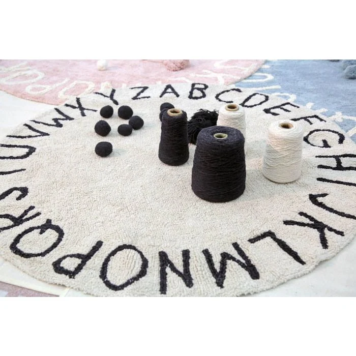 Round Abc Natural-Black