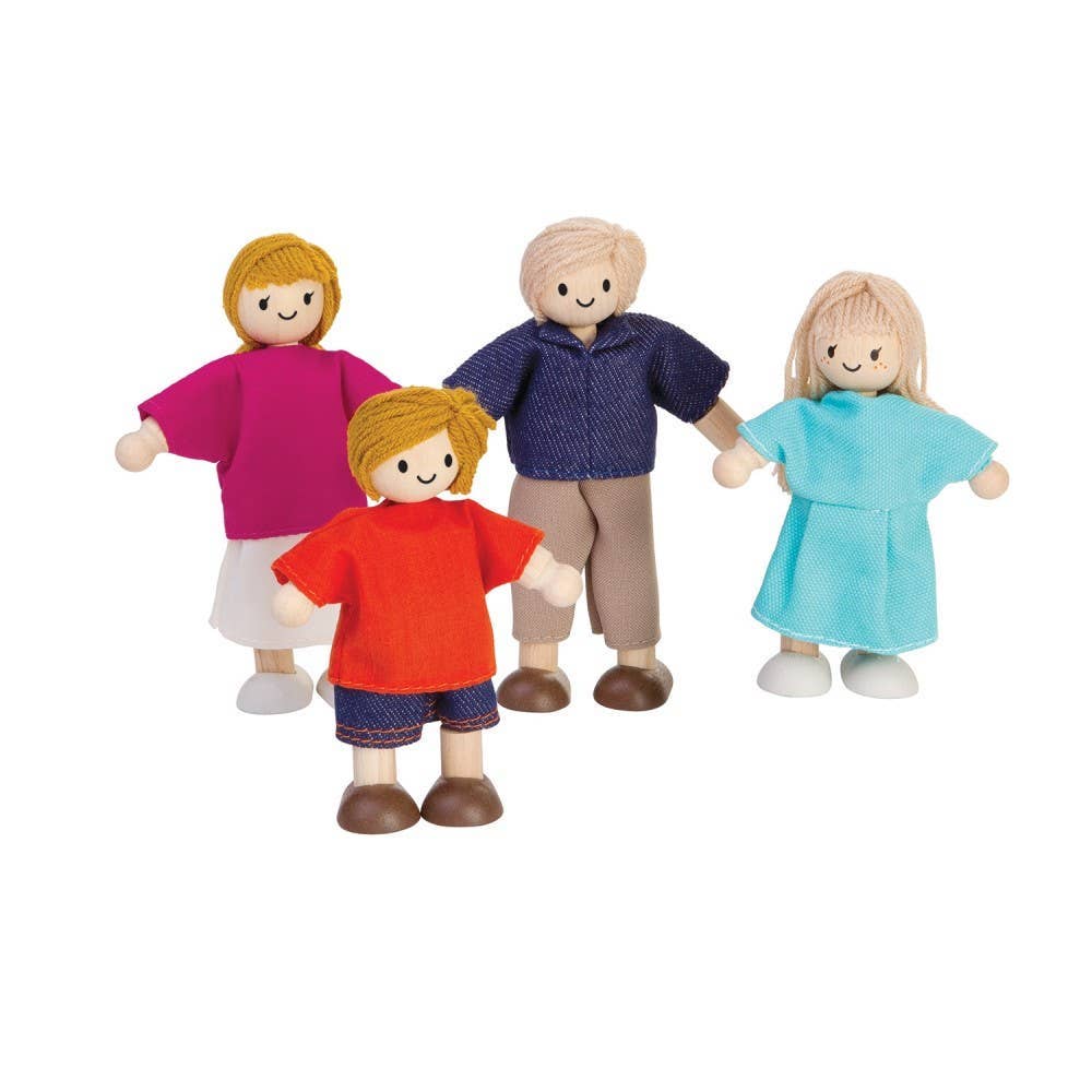 PlanToys Wooden Doll Family
