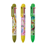 Dinosaur 6 Color Click Pen