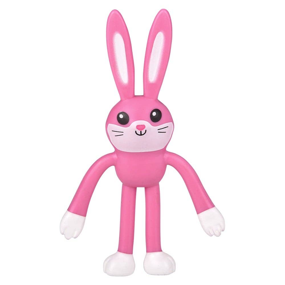 Bendable Easter Bunnies 5" 24/disp - LLB Toys