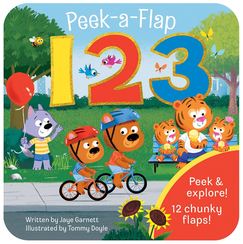 1 2 3 Peek-a-Flap Board Book