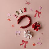 Festive Mini Bow Clips