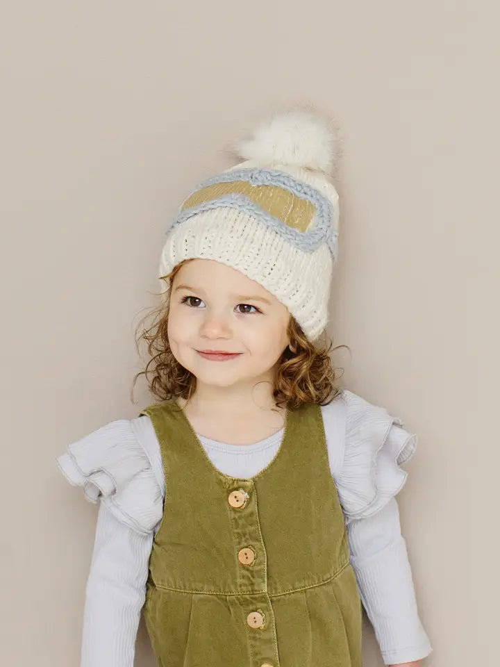 Ski Goggles Hat | Baby & Kids Winter Beanie