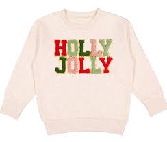 Holly Jolly Patch Christmas Sweatshirt