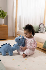 Dino Plush Toy - Blue Triceratop