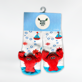 Nautical Lobster Plush Socks for Baby or Toddler