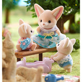 Calico Critters Fennec Fox Twins, 2 Collectible Doll Figures