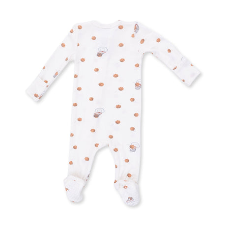 Mini Basketballs - 2 Way Zipper Footie