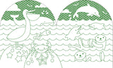 Coloring Book With Stickers: Wild World