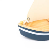Malo the Cat in a Boat