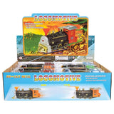 7" Diecast Pull Back Locomotive