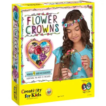 Create Your Own Flower Crowns Diy Craft Kit For Kids