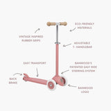 Banwood ECO Scooter - Raspberry