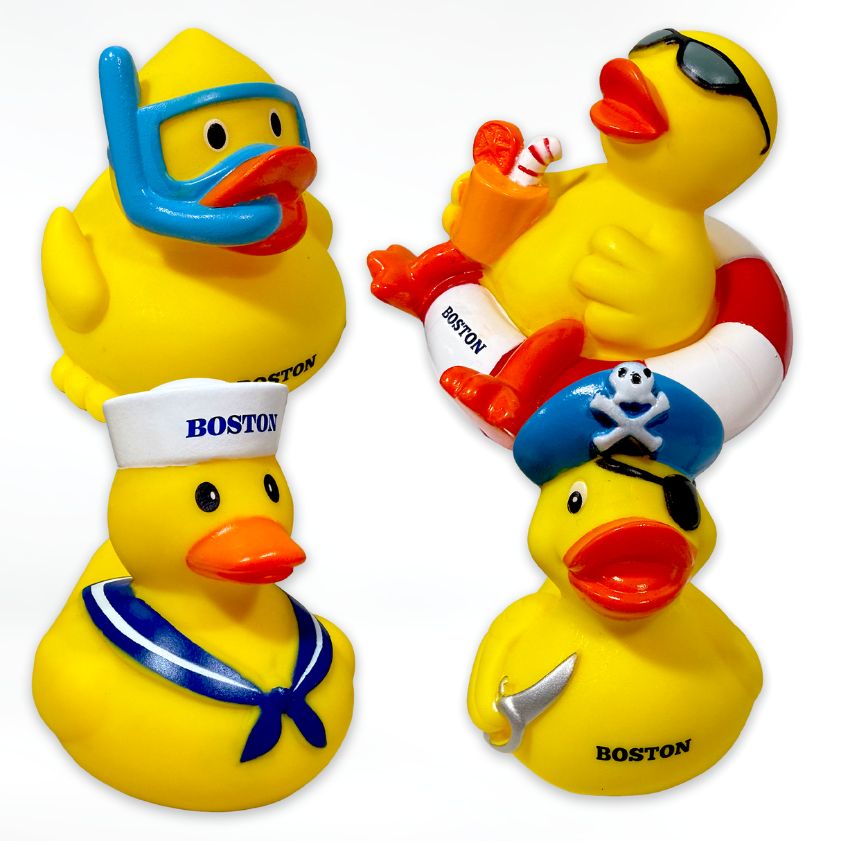 Boston Rubber Duckies - Assorted Beach Collection