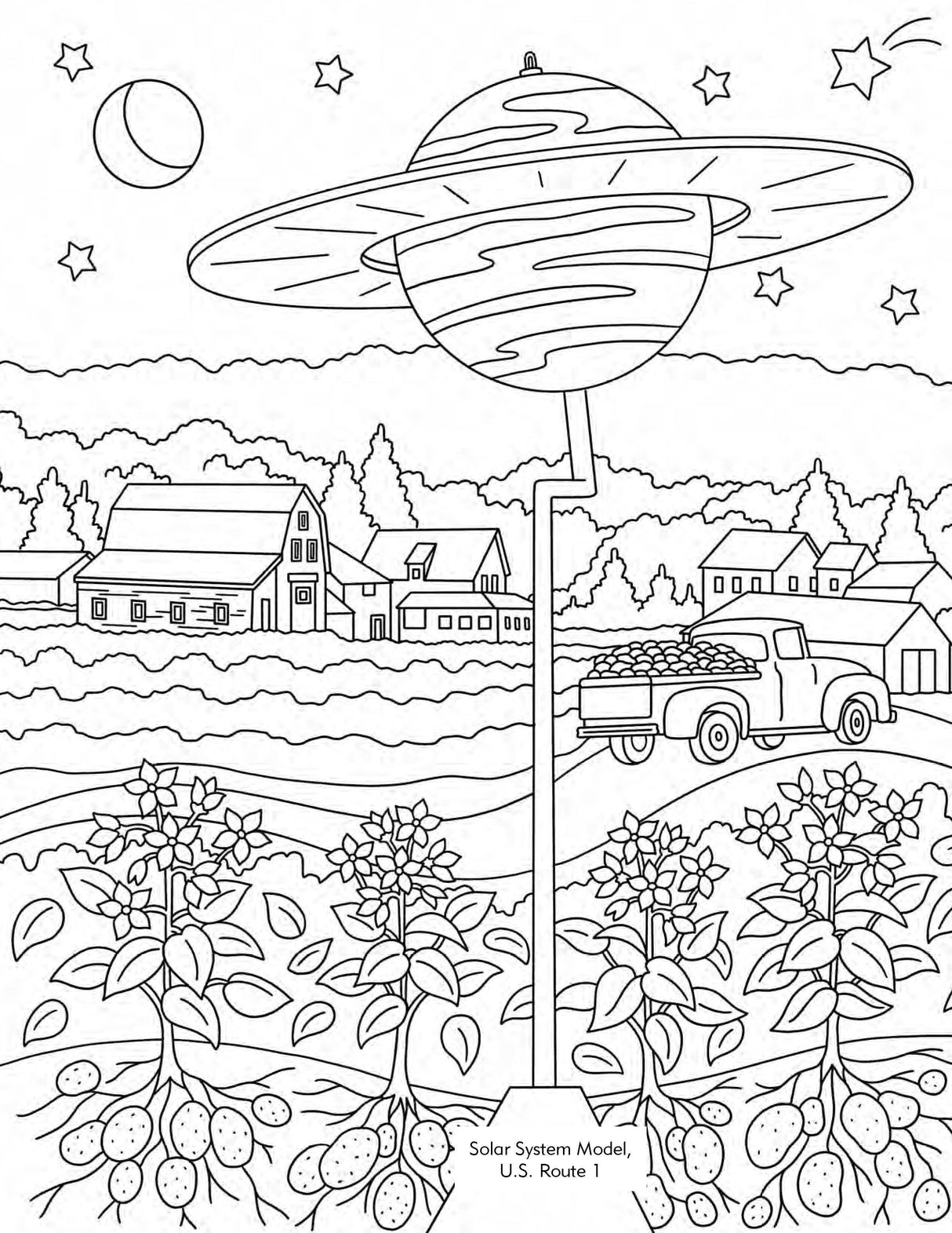 Color Me in Maine: A Coloring Book for All Ages