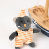 Malo the Cat in a Boat