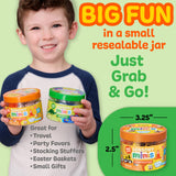Sensory Mini Play Kit Jar with Cloud Clay: Construction Them