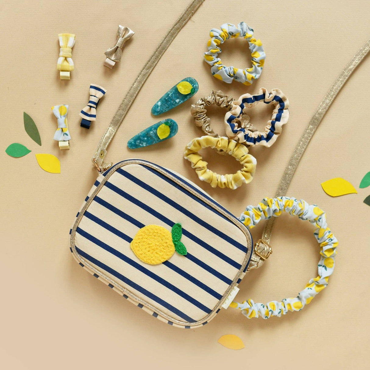 Lemon Drop Scrunchie Set