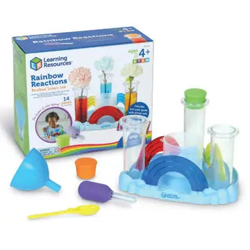 Rainbow Reactions Preschool Science Lab