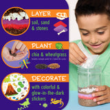Grow N' Glow Dinosaur Terrarium DIY Craft Kit for Kids