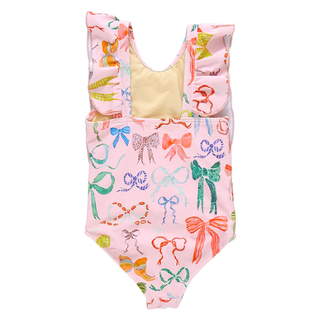 baby girls katniss suit - watercolor bows