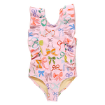 baby girls katniss suit - watercolor bows