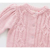 Pink Chicken Cable Constance Sweater- Dusty Rose