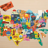 Map of the U.S.A. Geography Puzzle