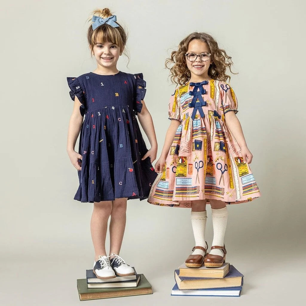 Pink Chicken Hermione School Supplies Dress