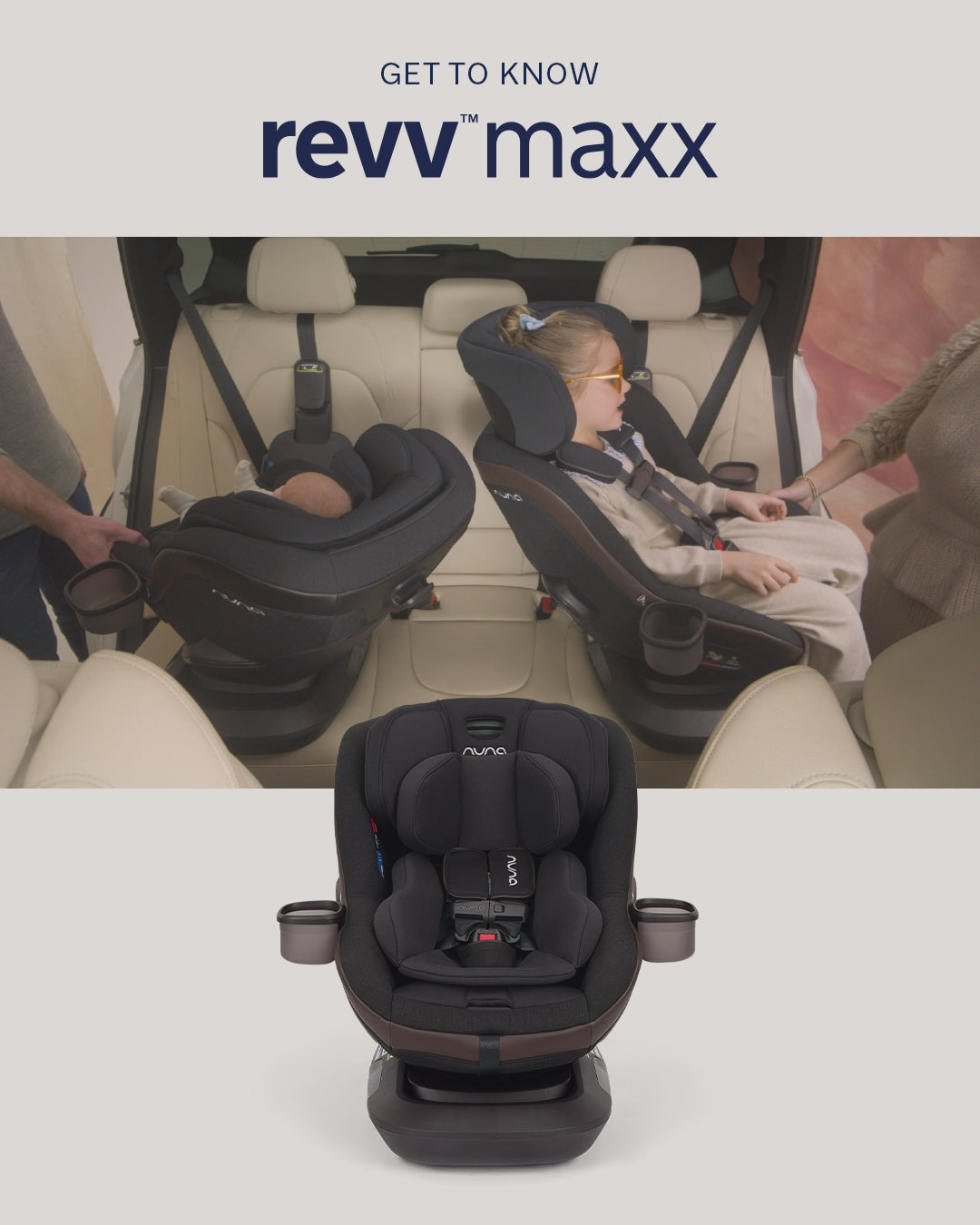 Nuna REVV Maxx Convertible Swivel Car Seat