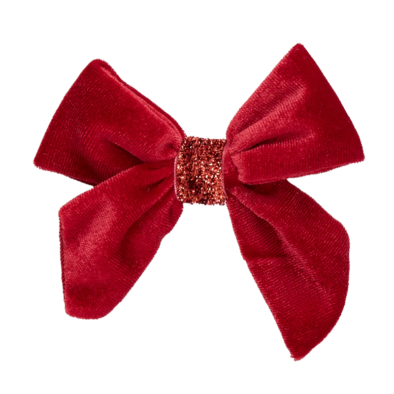 Girls Holiday Clip Bow