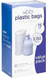 Ubbi Triple Pack Plastic Bags