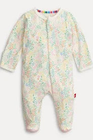 Hoppy Garden Modal footie with Ruffle
