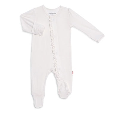 Egret Modal ruffle Magnetic Footie