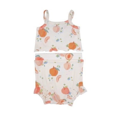 Tank Top & High Waisted Short SPRING PEACHES