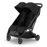 UPPAbaby Minu Duo Stroller - James (Black | Carbon Frame | Black Leather)